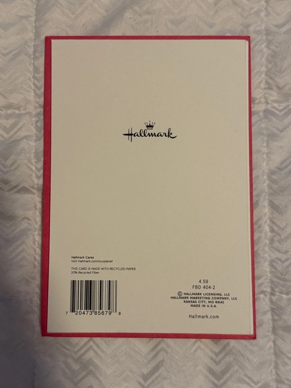 Hallmark brand new